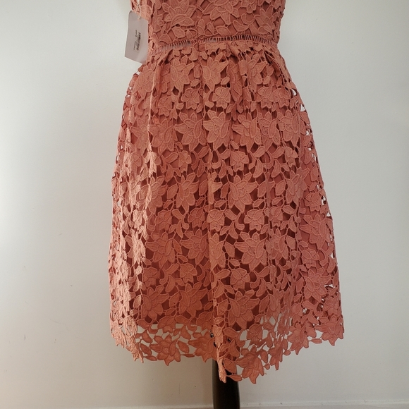 NWT Oak + Fort Lace Pink Dress - Picture 5 of 11